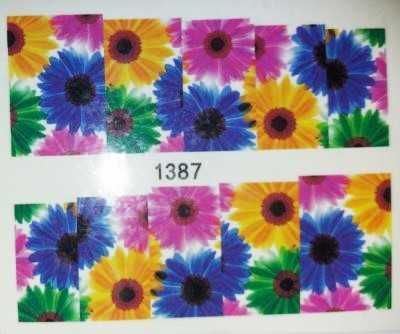 xf1387 naklejki wodne do zdobienia paznokci