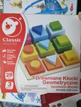 Drewniane klocki geometryczne Classic world