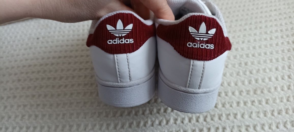 Кросівки adidas Superstar, 32 р, 21 см, кеди білі