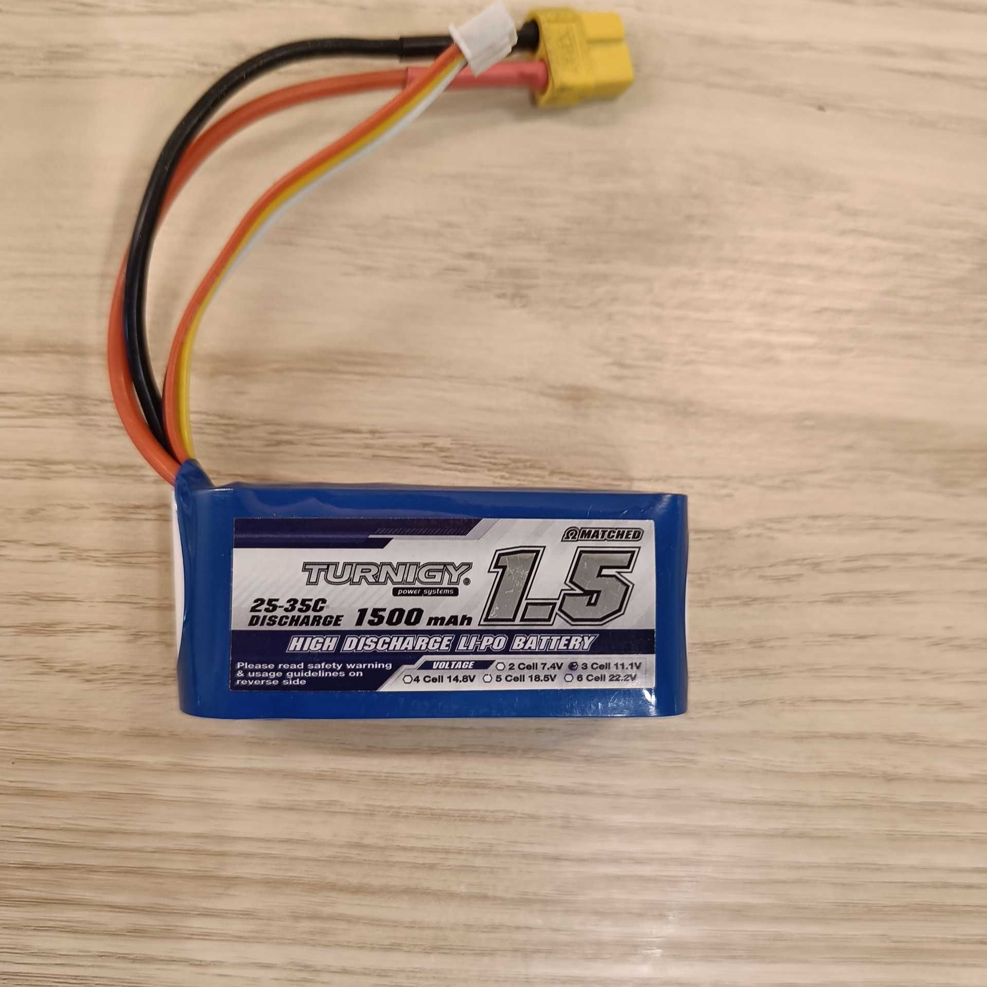 Baterie LiPo 3S 1500mAh - Zippy Compact + Turnigy