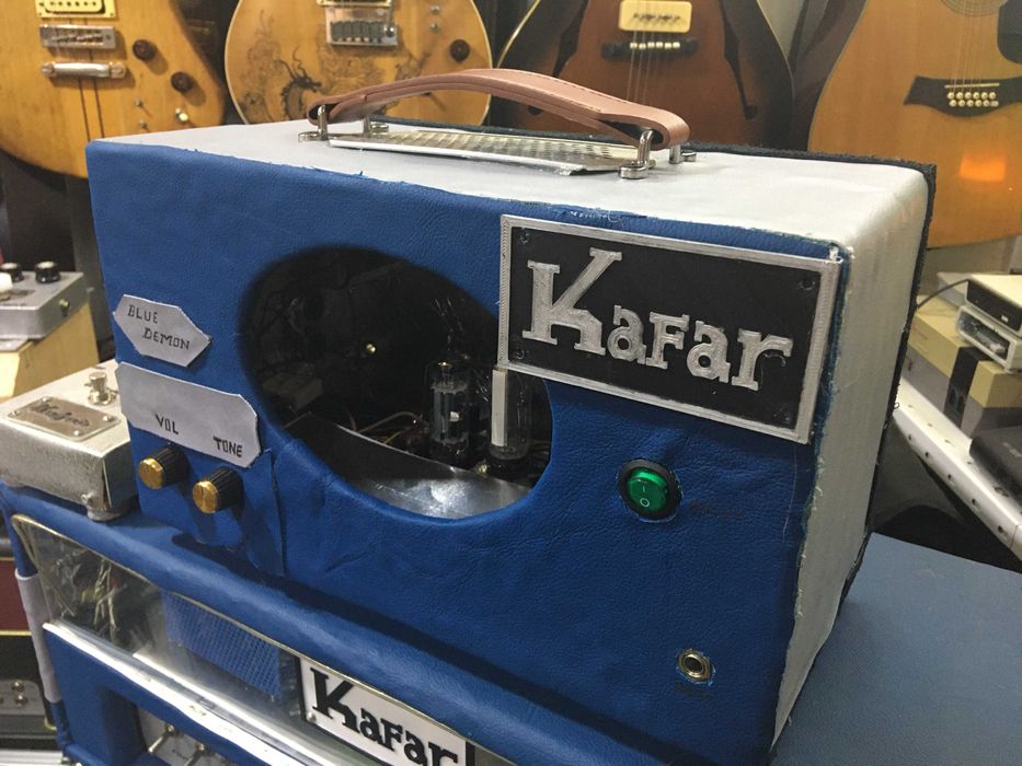 Wzmacniacz gitarowy lampowy KAFAR Blue Demon 4W hand made NOWY