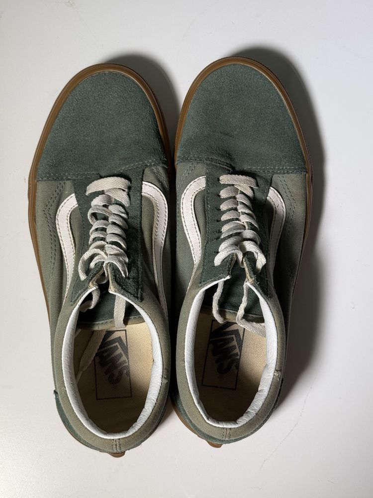 Vans old school зелені