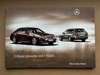 2009 / Mercedes-Benz E W212 Limousine T-Modell / DE / prospekt katalog