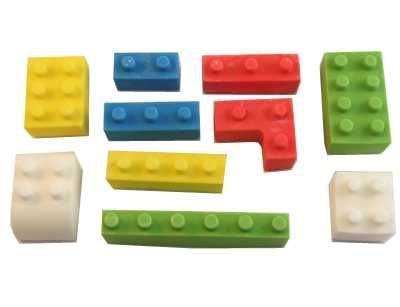 cukrowe klocki na tort 10szt