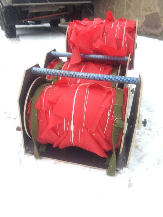 Флажки на вовка.  Останій комплект. Нова позиція. Мисливець