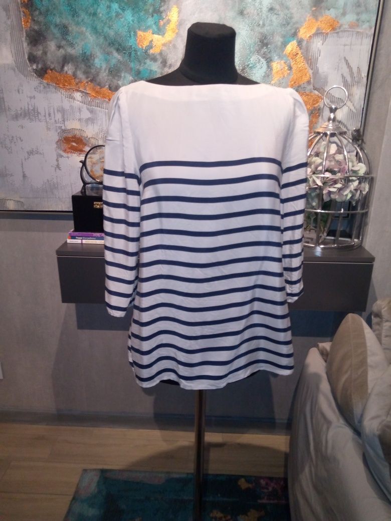 Zara  блуза , морской стиль
