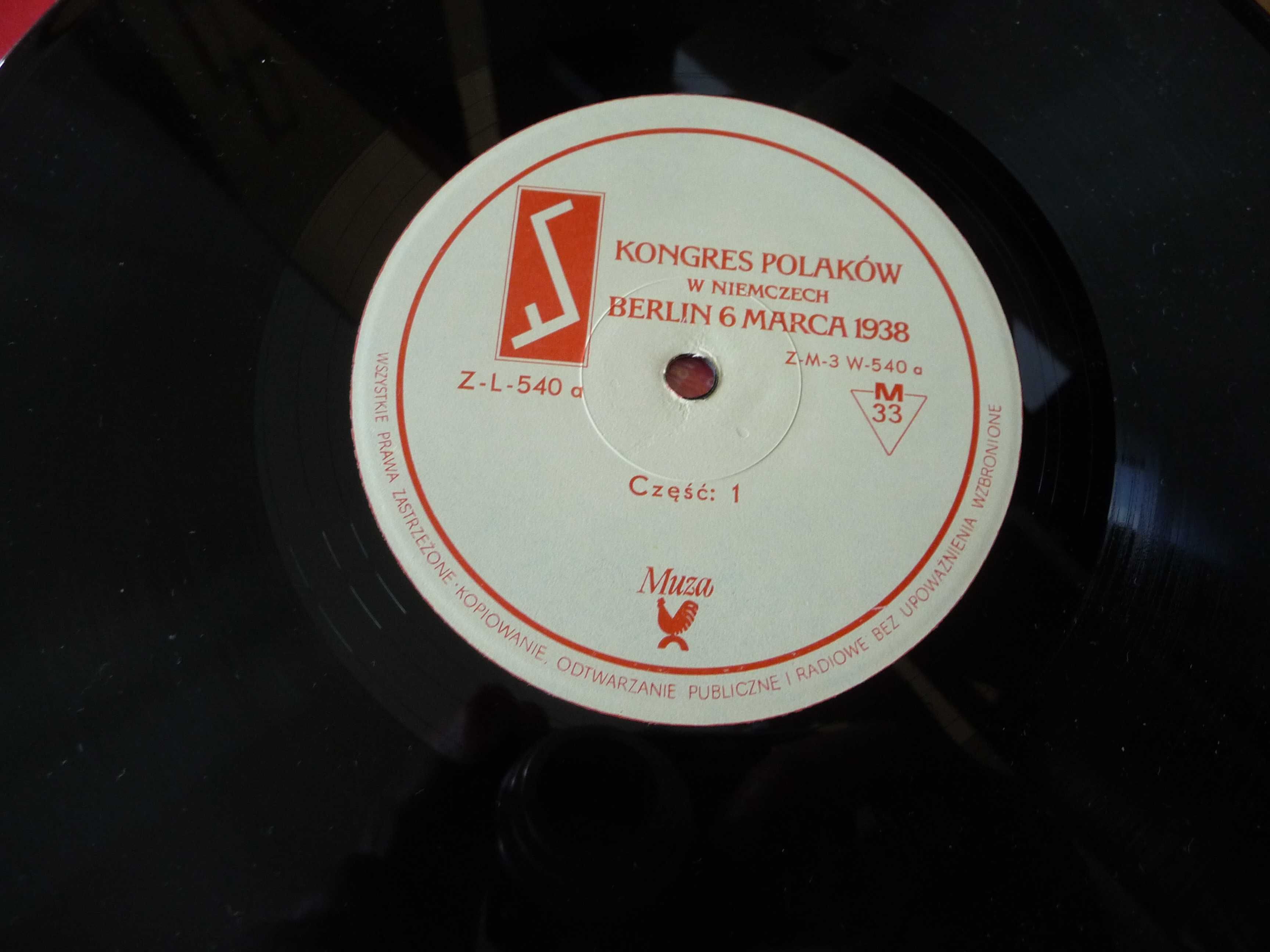 Kongres Polaków w Niemczech Berlin 6 marca 1938 Rodło