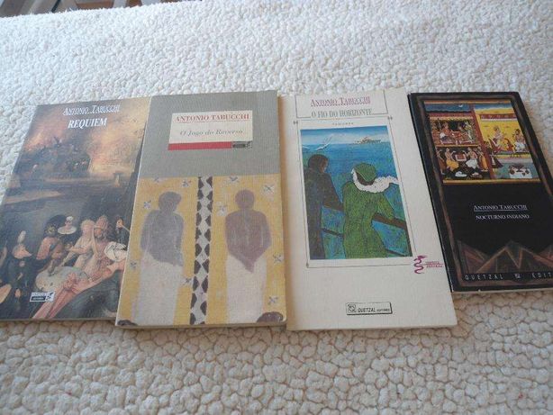 4 livros de Antonio Tabucchi
