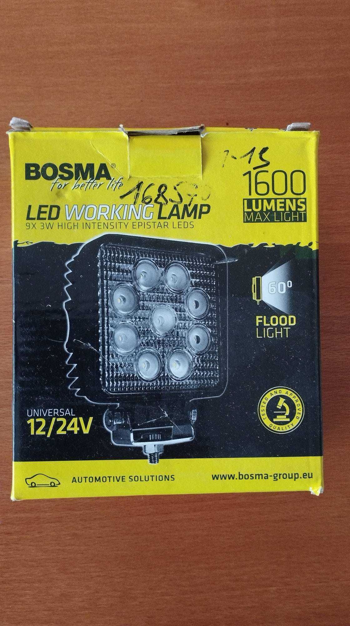 BOSMA 6094 LAMPA ROBOCZA 9xLED 12/24V 27W 1600 Lm