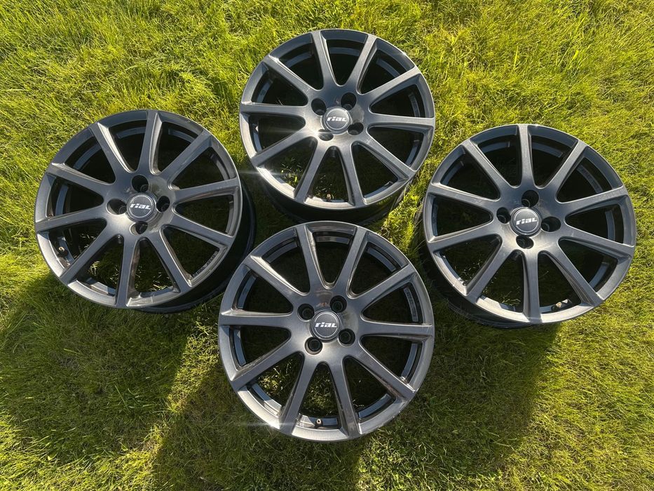 Титанові диски 4 100 R17 RIAL             Grafit Edition