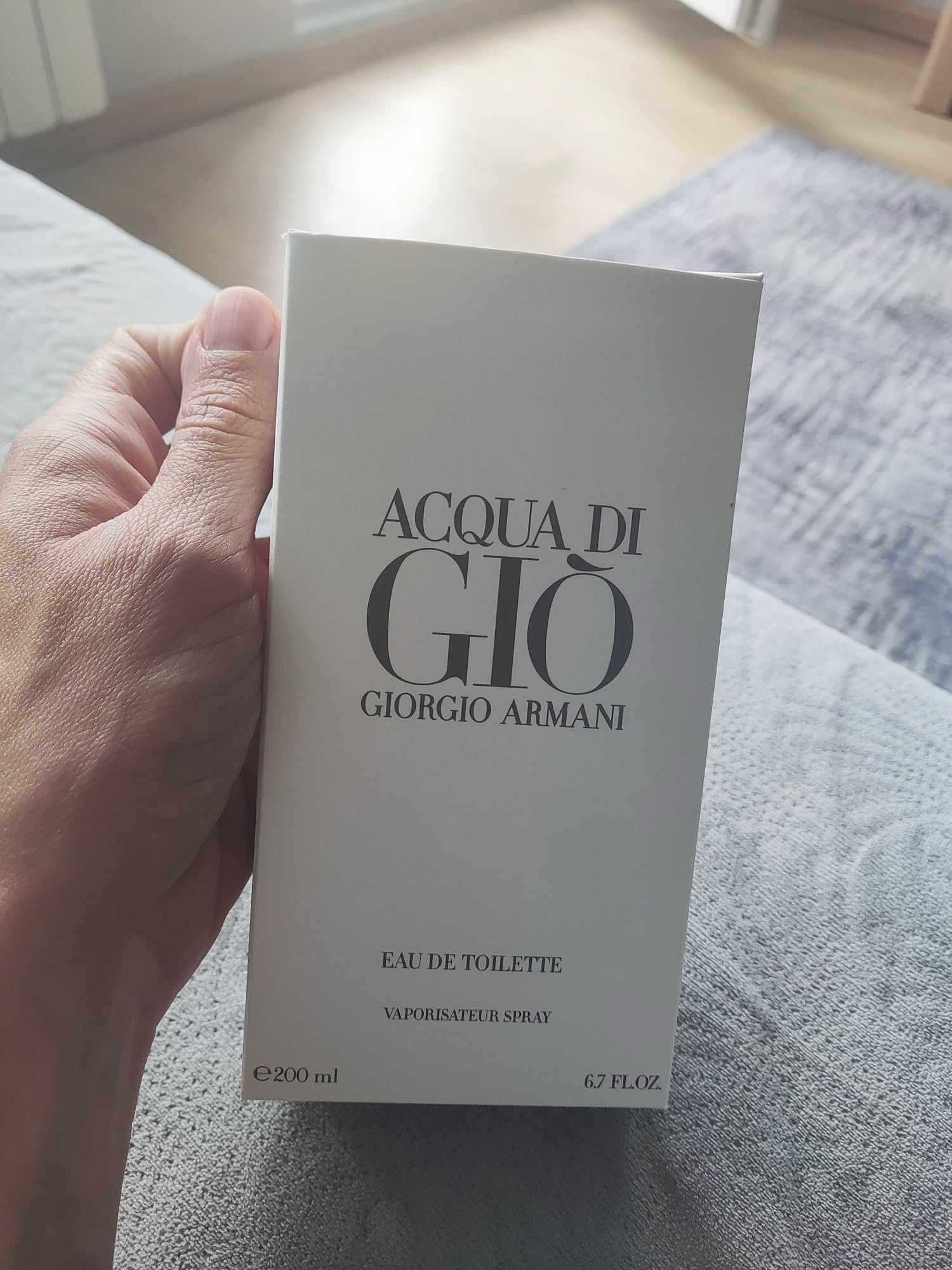 WODA TOALETOWA MĘSKA Armani Acqua Di Gio Pour Homme Edt 200ml