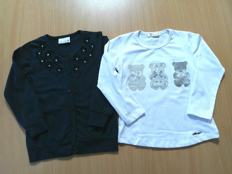 Bluzka i sweterek dziewczęcy 98 Barmy