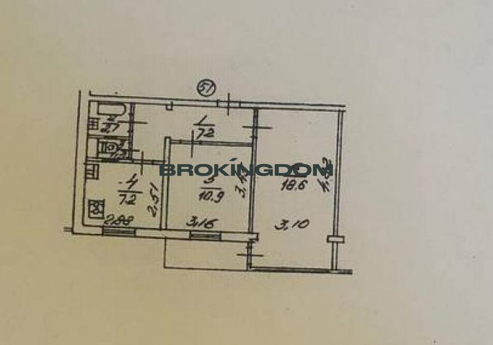 Продаж 2К ПІД РЕМОНТ на Борщагівці