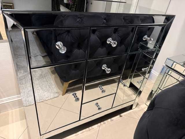 Komoda lustrzana KARE DESIGN Luxury 6 szuflad 2 szafki piękna idealna