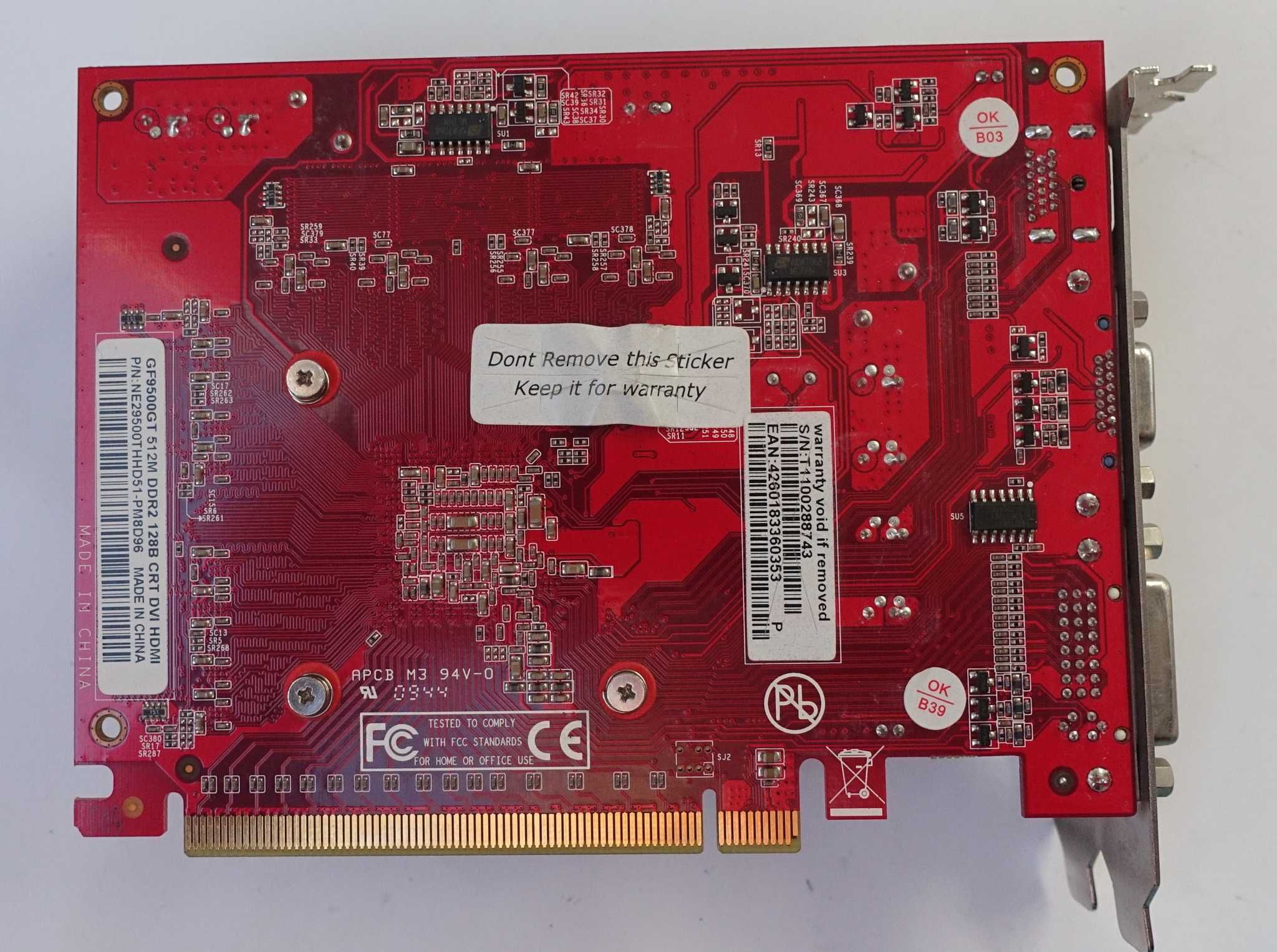Karta graficzna GF9500GT 512M DDR2 128B
