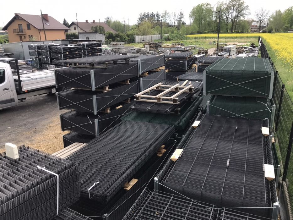 Panel Ogrodzeniowy 2D fi 6/5/6 Wiśniowski 1230 OCYNK +RAL 7016,9005