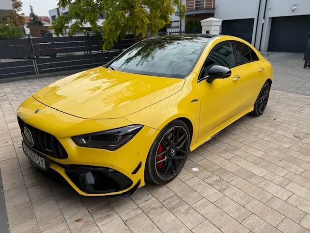 Mercedes-Benz CLA Mercedes-AMG CLA 45 S 4MATIC+ Coupe, Full opcja, CESJA