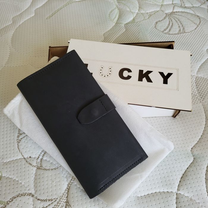 Шкіряний новий гаманець від Lucky