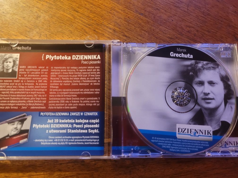 CD Marek Grechuta Poeci piosenki 2007 Pomaton