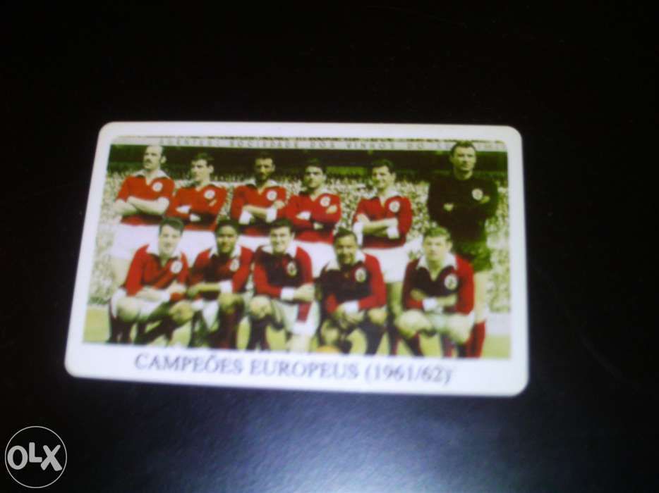 Calendário equipa do S.L.B.. campeões europeus de 1961/62