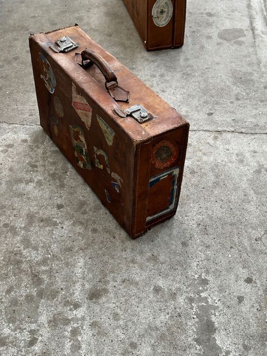 Malas couro vintage