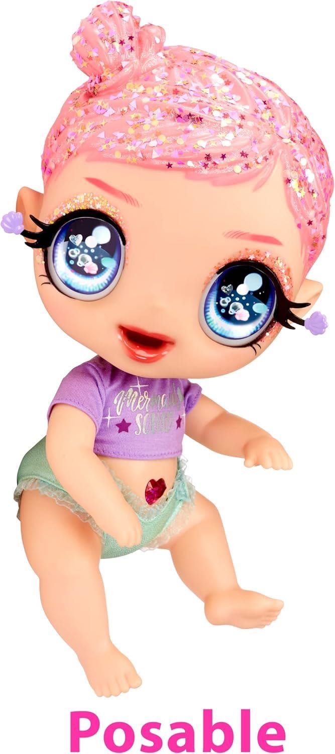 Кукла меняющая цвет Glitter Babyz Dreamia Stardust Baby Doll