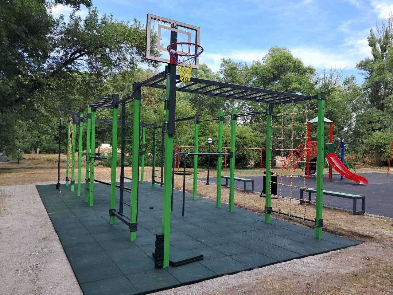 Спортивный уличный комплекс workout воркаут турник брусья XXL-5-2