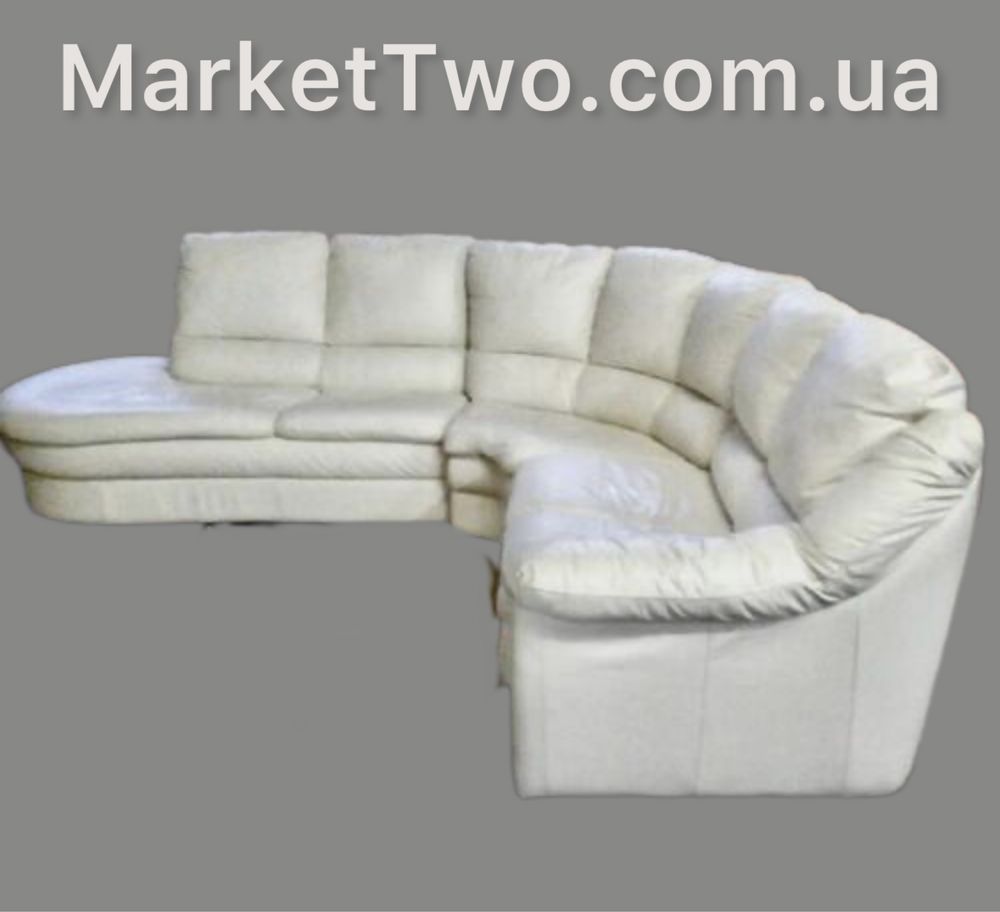 Шикарный кожаный диван шкіряний диван  Naturia 030125