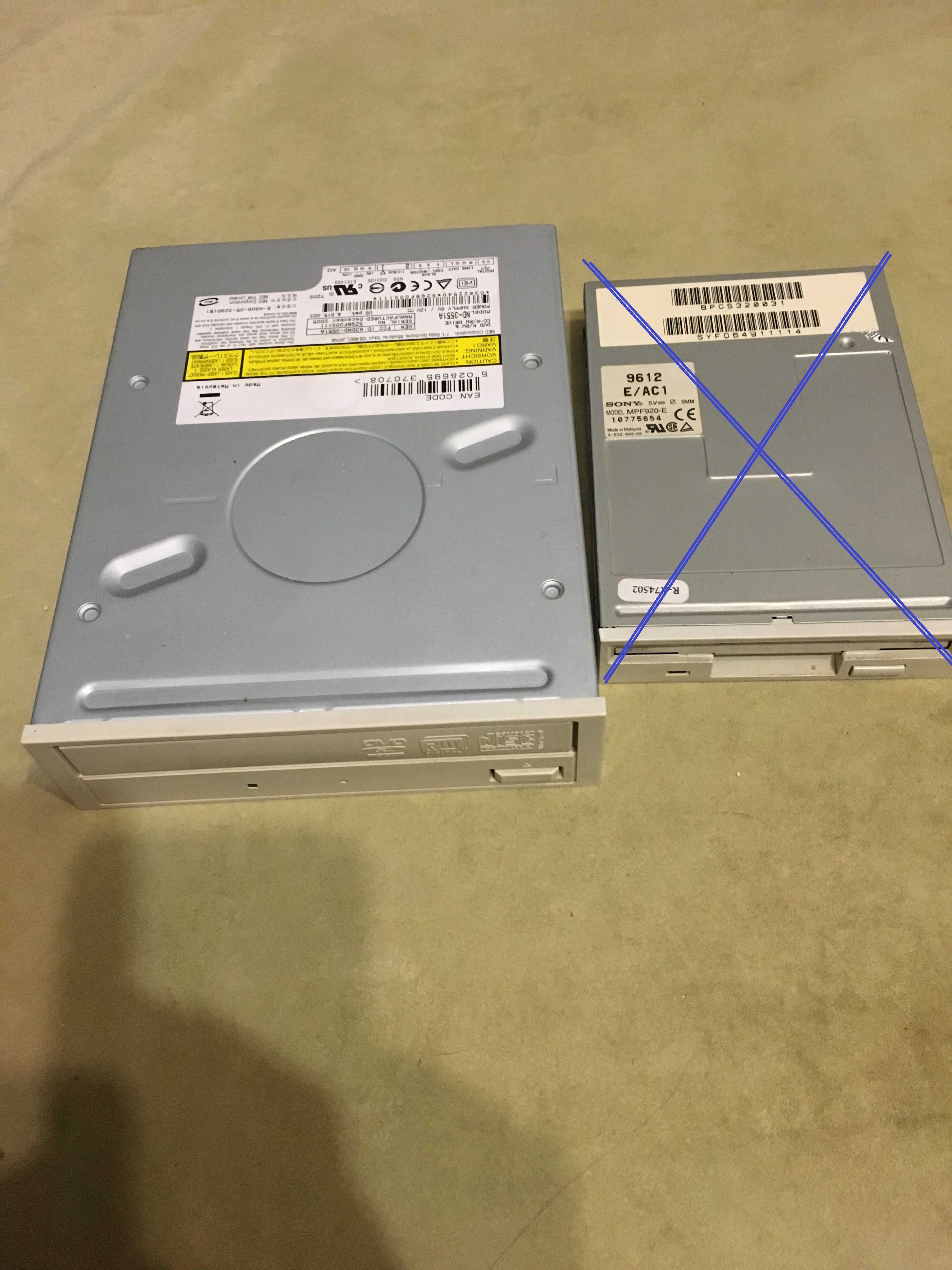 Дисковод: CD/DVD R/RW-привод NEC 52