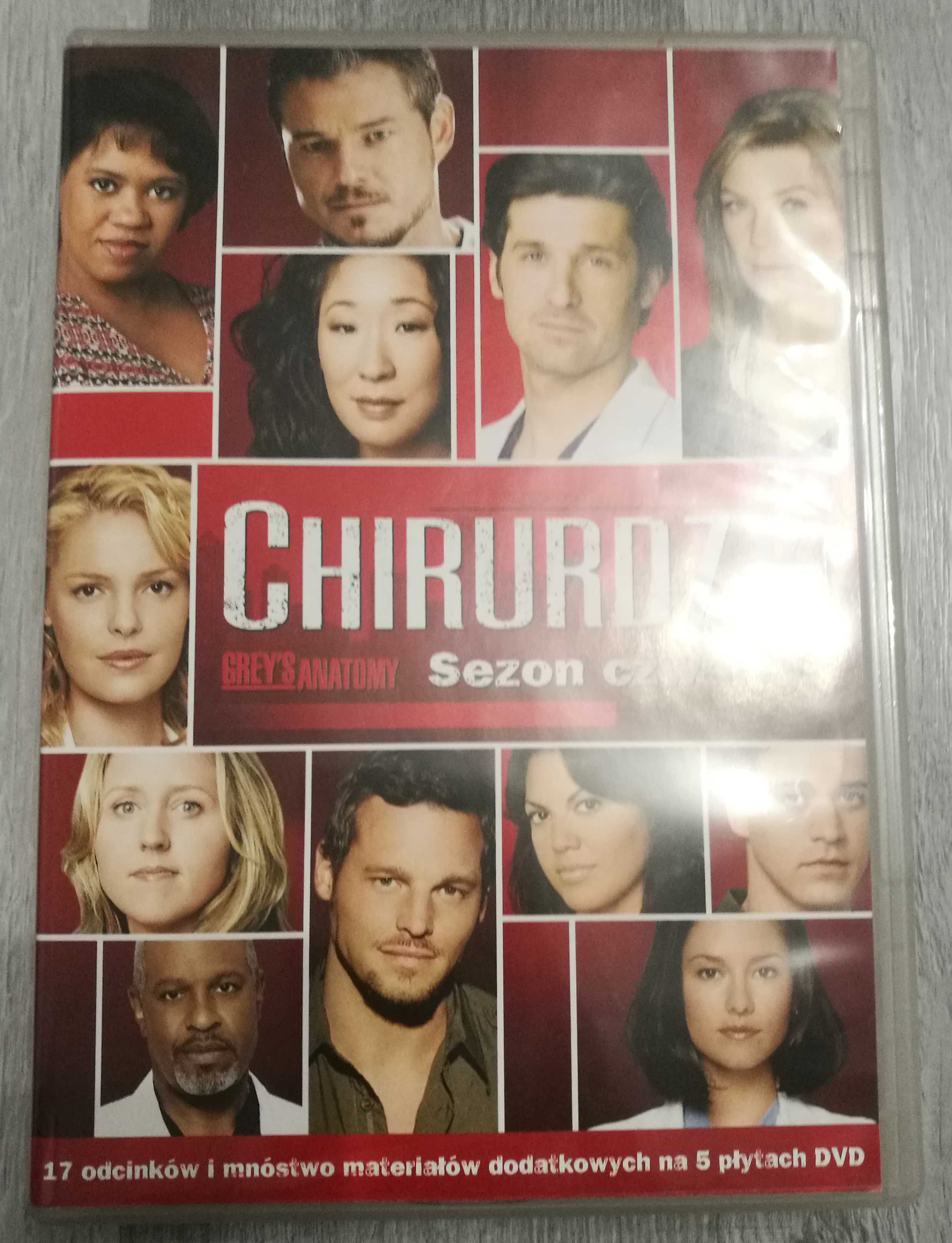 CHIRURDZY Grey's Anatomy DVD Sezon 4 PL LEKTOR