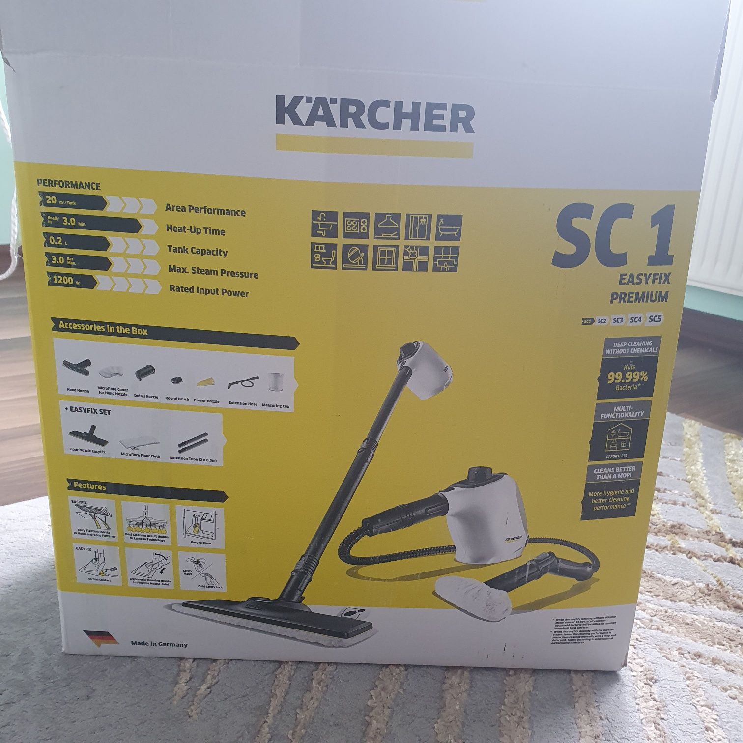 Myjka parowa Karcher SC 1 EasyFix