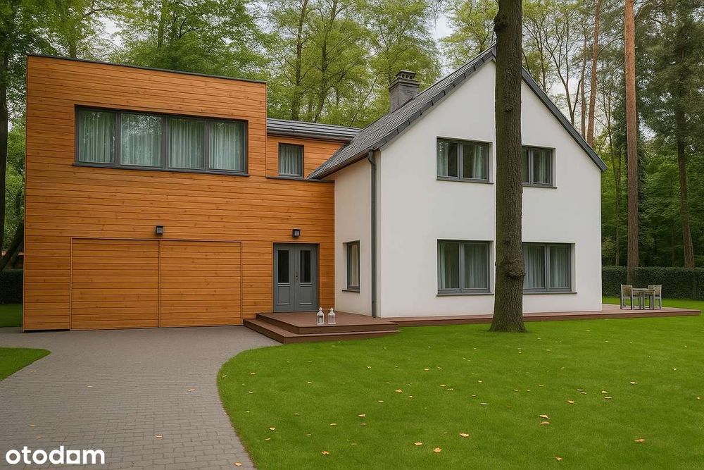 Wyjątkowy, nowoczesny,  nowy dom w sercu Podkowy Leśnej 0% PROWIZJI