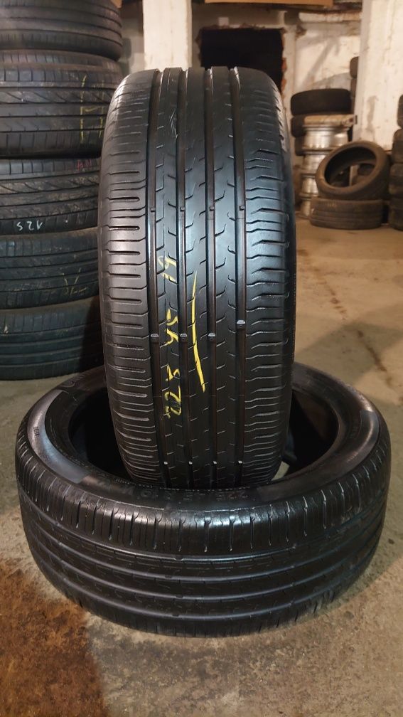 Пара летних шин Continental Eco Contact 6 SSR RUNFLAT 225/45 r19