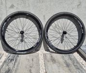 Koła DT swiss G 540 z oponami WTB Ridller, 700x45C zamleczone