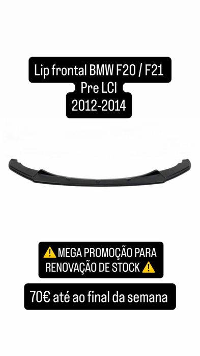 Lip frontal BMW F20 / F21 Pre LCI ( 2012 a 2014 )