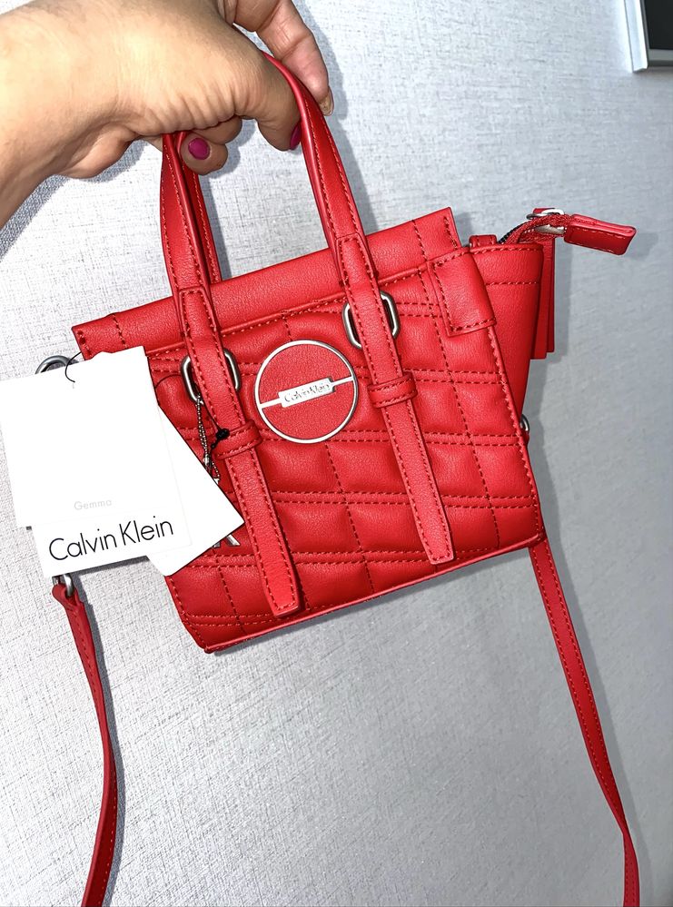 Nowa torebka mala Calvin Klein czerwona