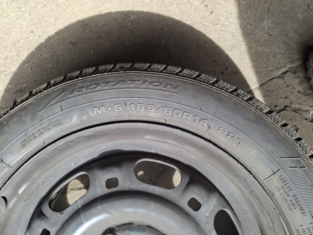 Opony zimowe 185/60 r14 z felgami