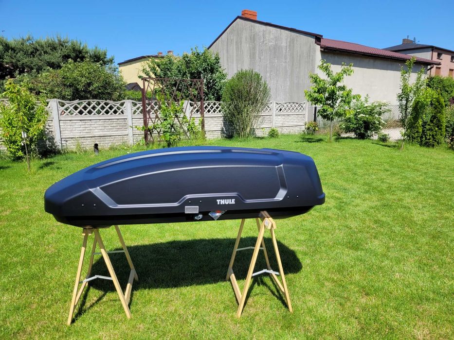 box dachowy Thule Force XT L  czarny aeroskin