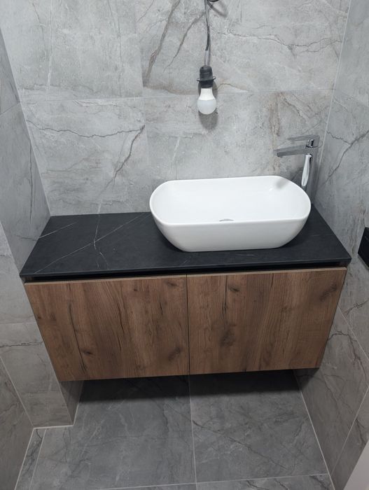 Тумба під умивальник з hpl  компакт плити