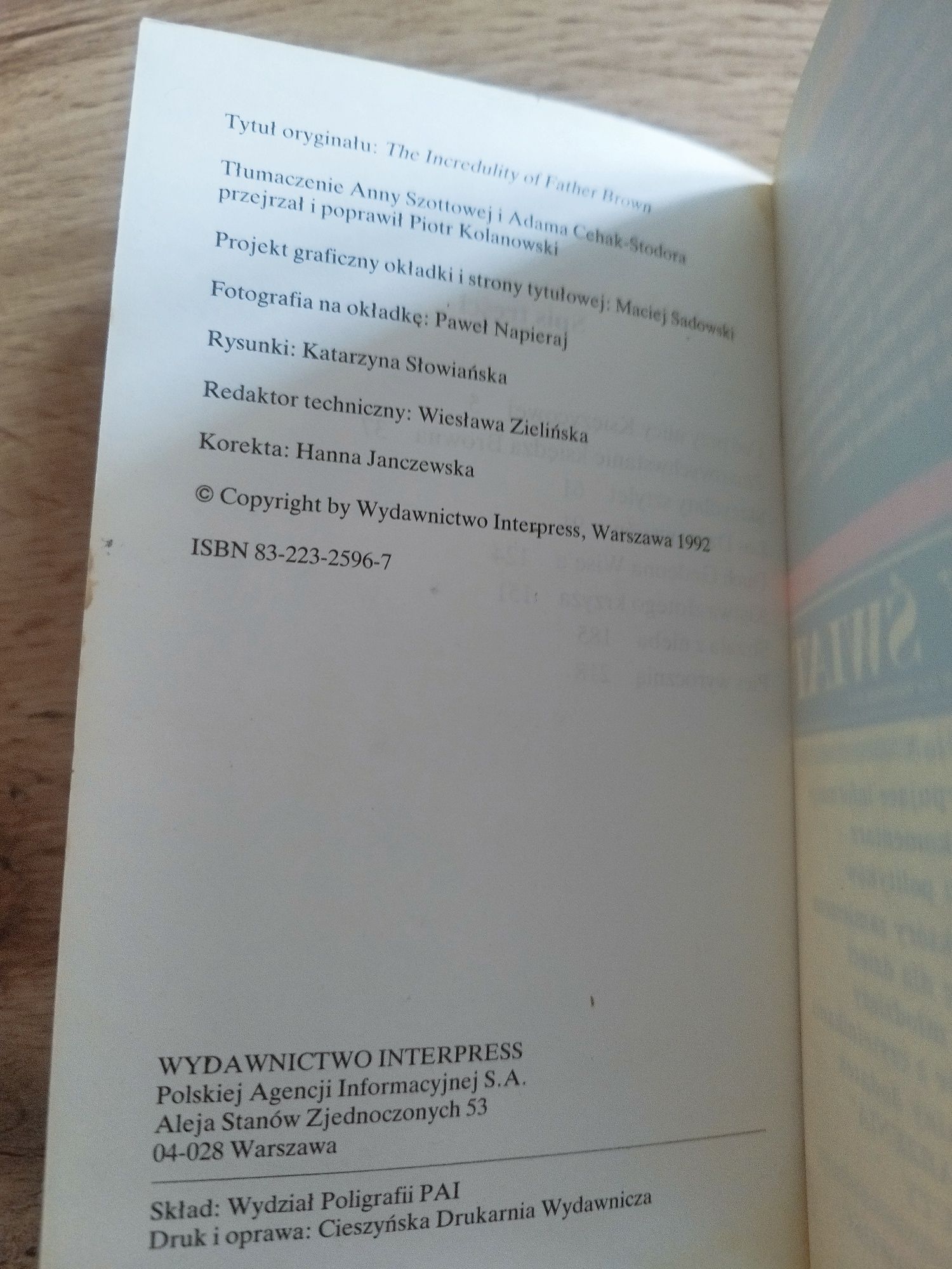 Detektyw w sutannie wątpliwości księdza Browna