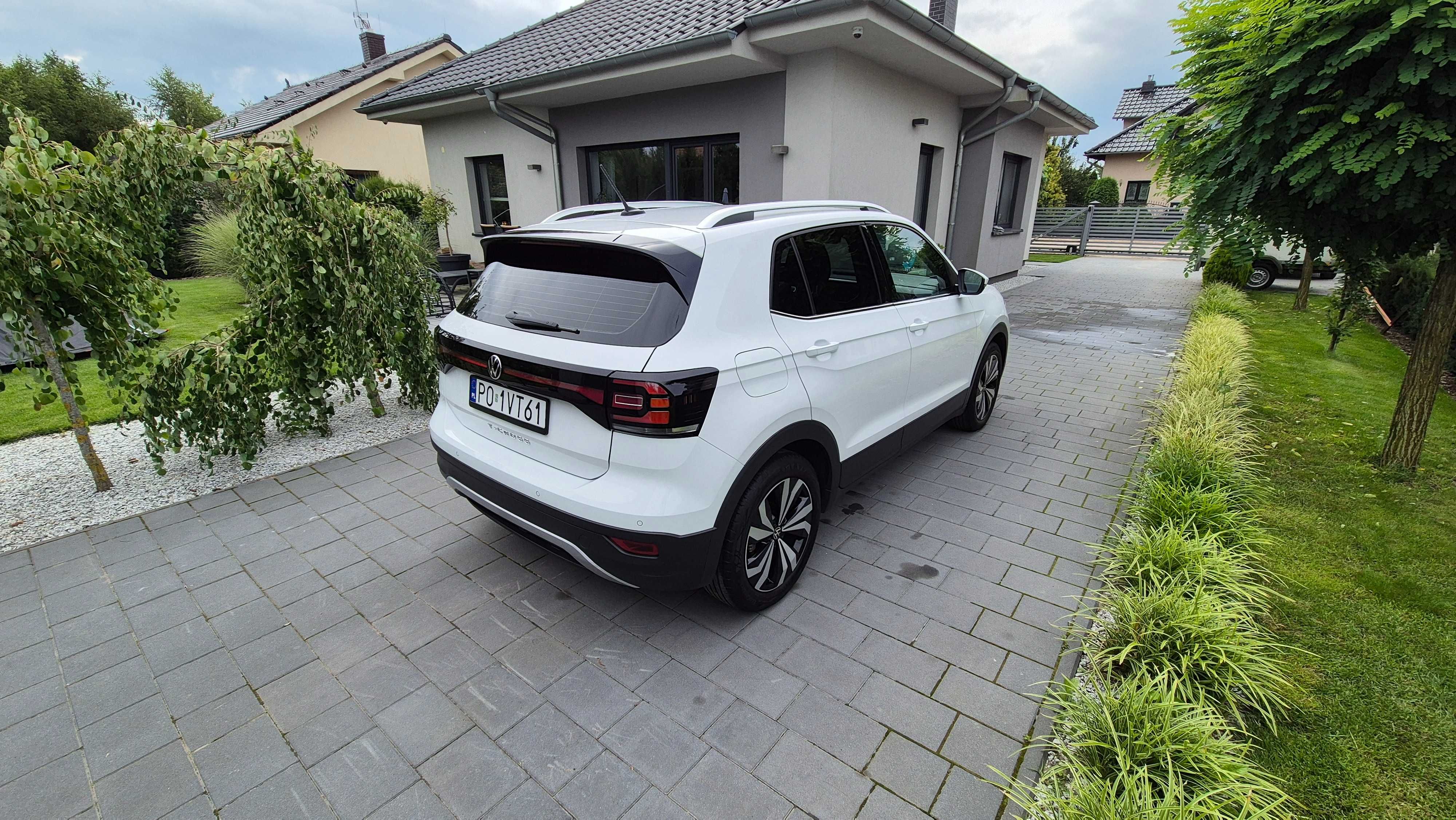 Volkswagen T-Cross 1.0 TSI DSG Automat, serwisowany, stan idealny, hak