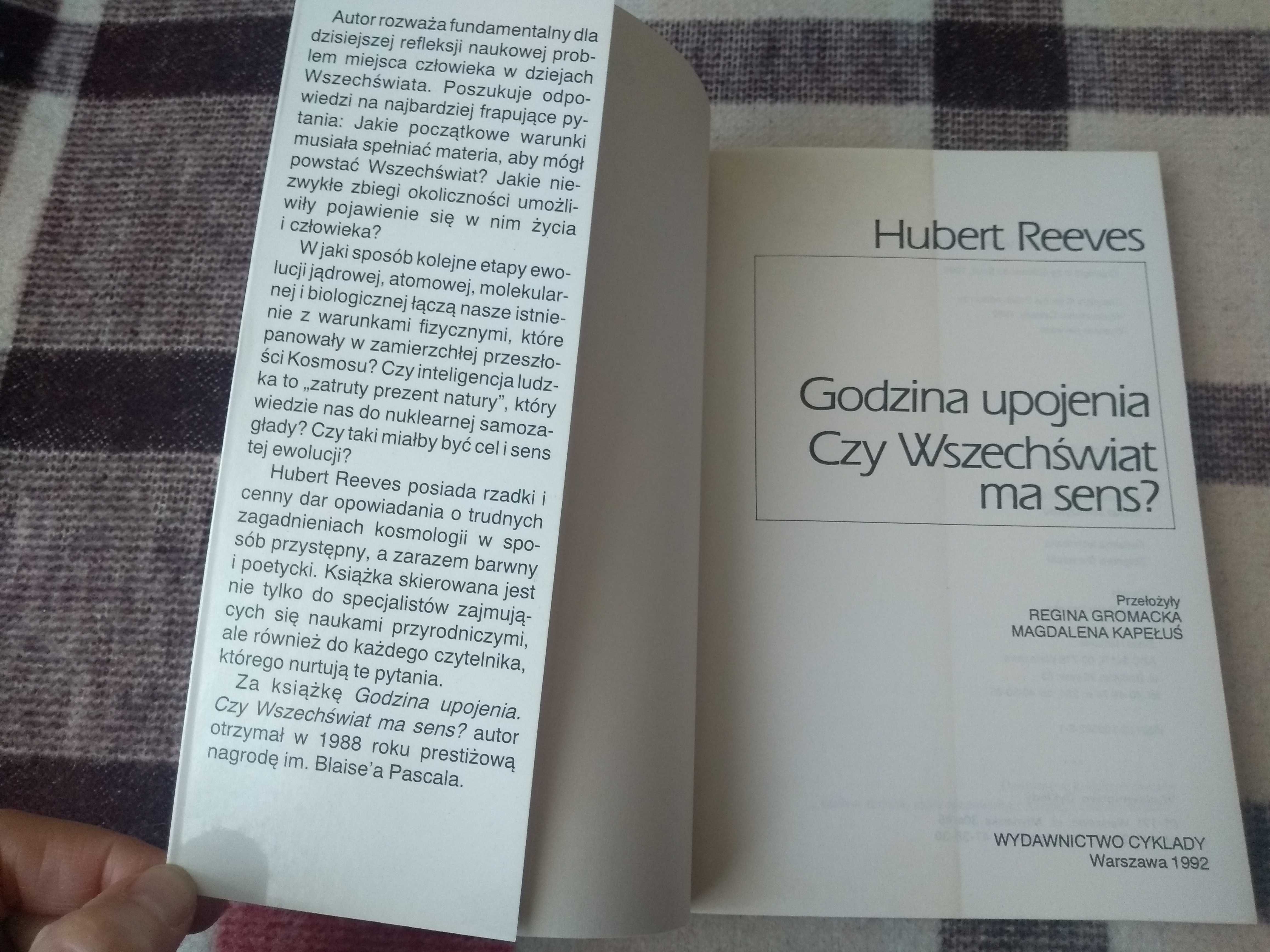 Godzina upojenia. Czy wszechświat ma sens? Hubert Reeves