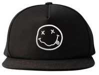 Nowa Czapka Snapback Nirvana Face Smile Haft