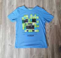 Minecraft Reserved niebieski t-shirt 152