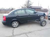 Правая права сторона черный  Hyundai Accent 2008 в родной краске