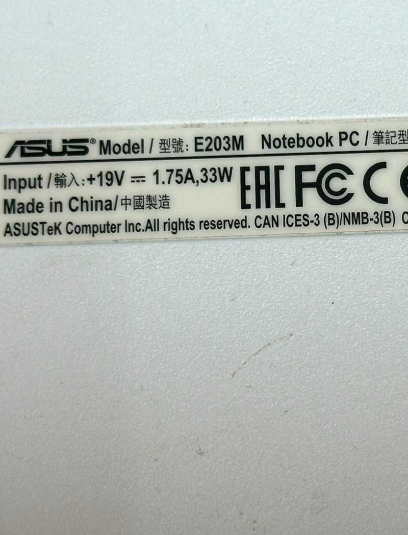 Laptop Asus E203M 4/64 GB