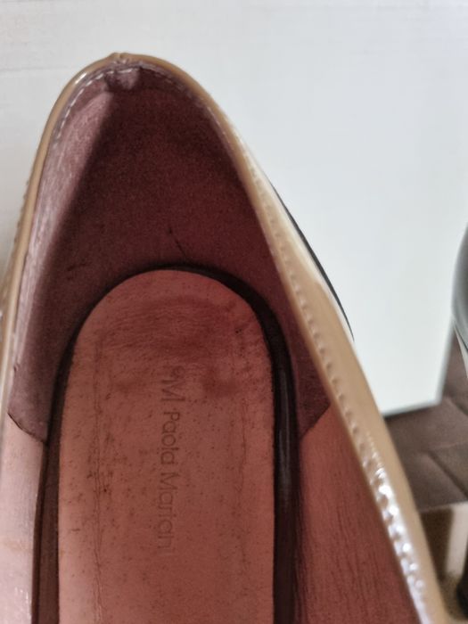 Pantofle damskie skóra  38 stylowe buty