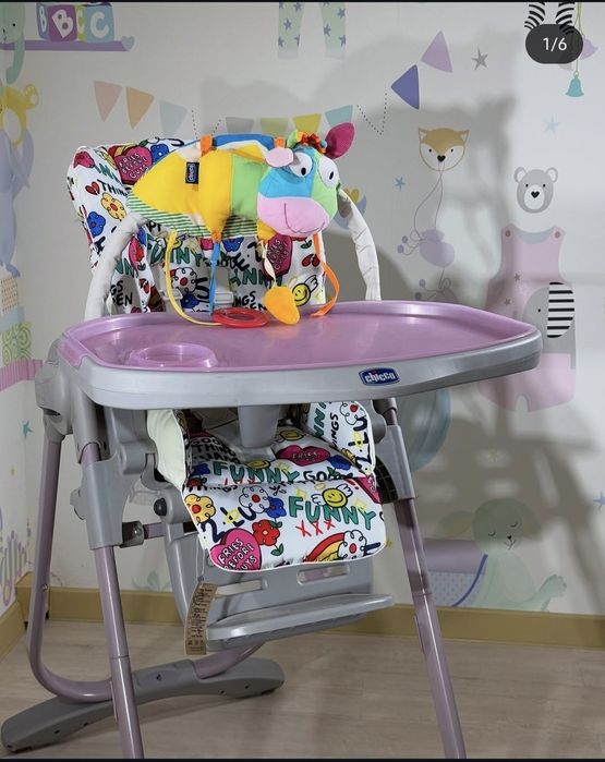 Стульчик для кормления Chicco Polly Magic 3в1