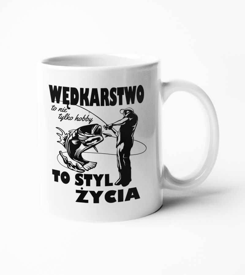 Kubek dla WĘDKARZA na prezent Wędkarstwo to styl ŻYCIA 330 ml