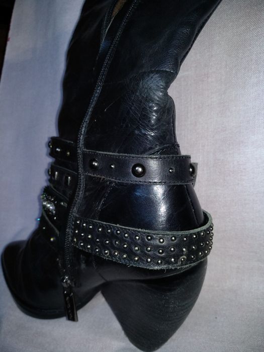 Сапоги р. 38 кожа евро зима